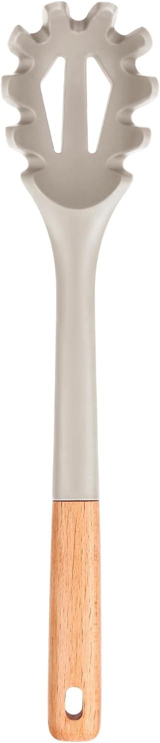 Heat Resistant Silicone Pasta Fork - 12.8 Inches of Culinary Joy