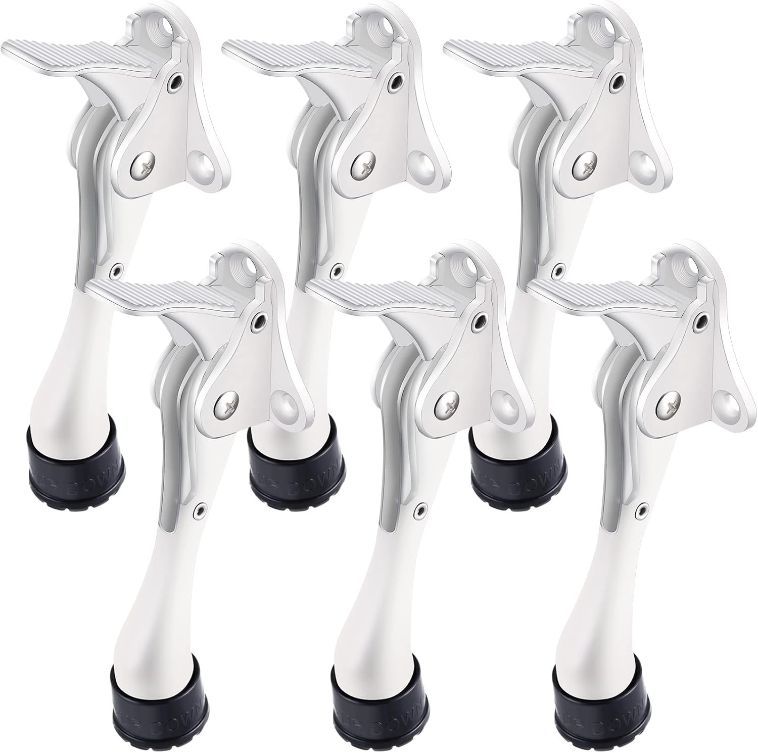 Heavy Duty Door Stops - 6 Pack Protection