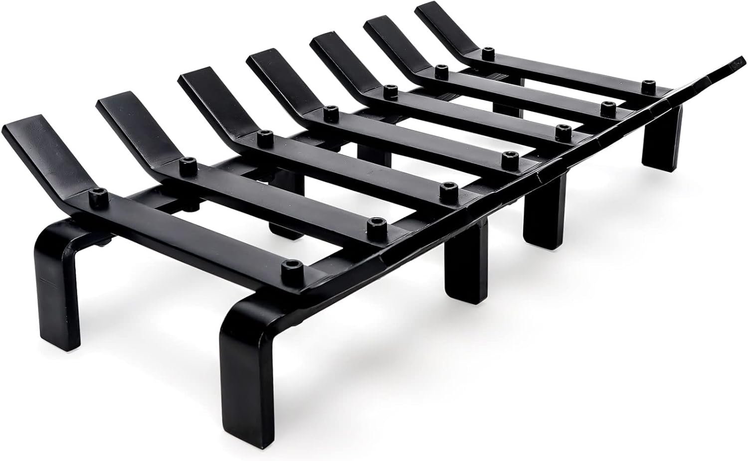 Premium Heavy Duty Fireplace Grate - 7 Bar Steel Log Holder