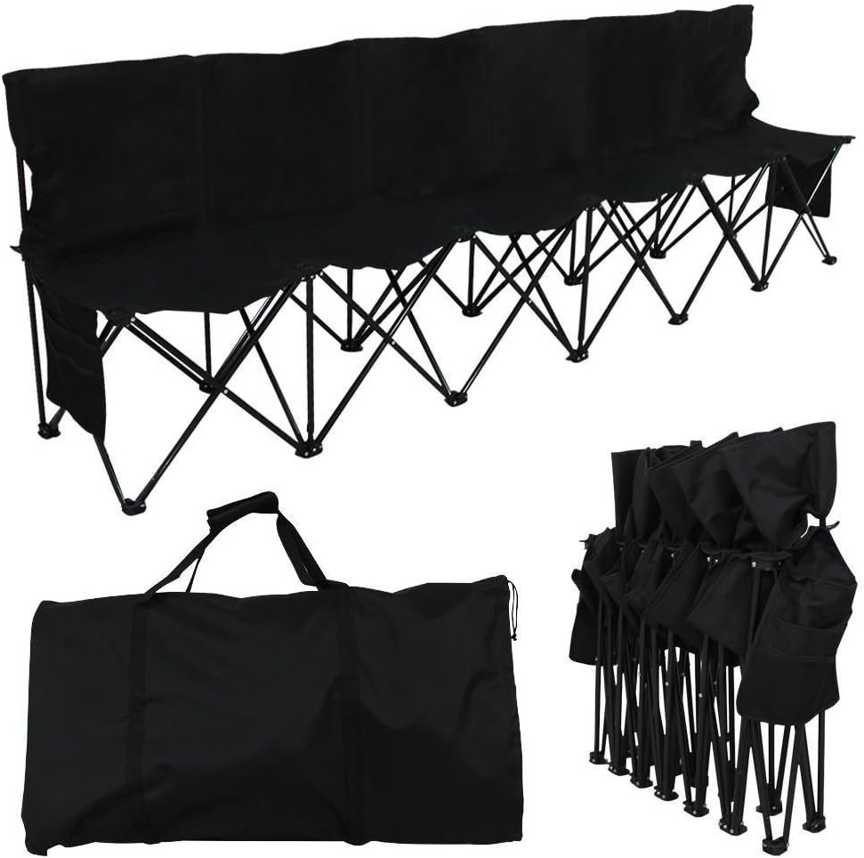Heavy Duty Folding Bench for Sports Teams & Outdoor Use
