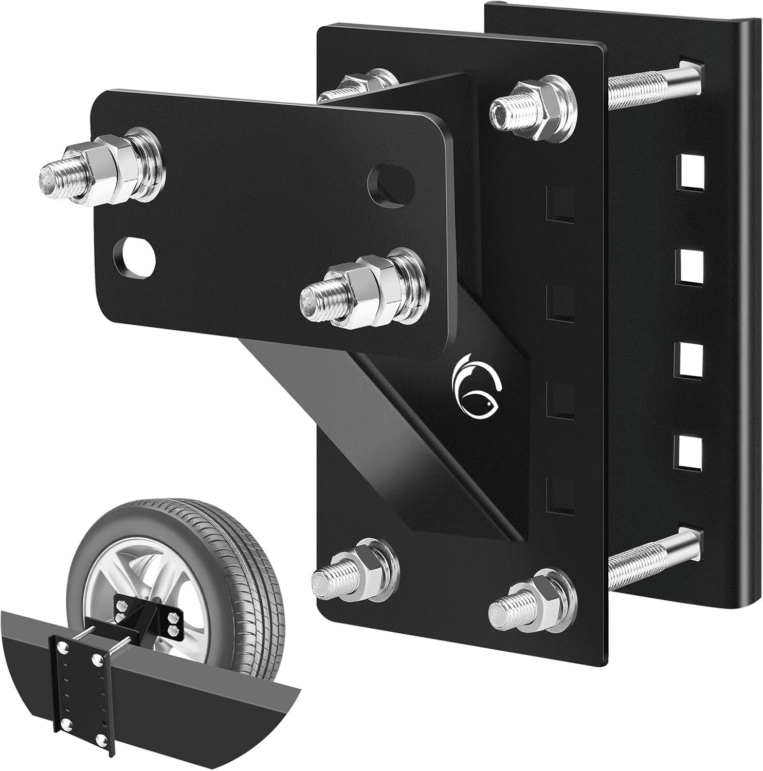 Heavy Duty Spare Tire Carrier - 150lb Capacity for All Trailers