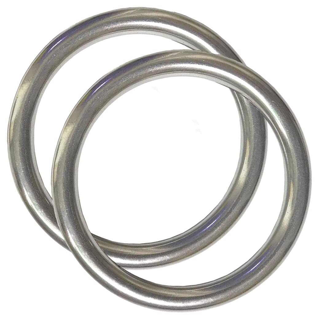 Heavy Duty Stainless Steel O-Rings - 2 Pack