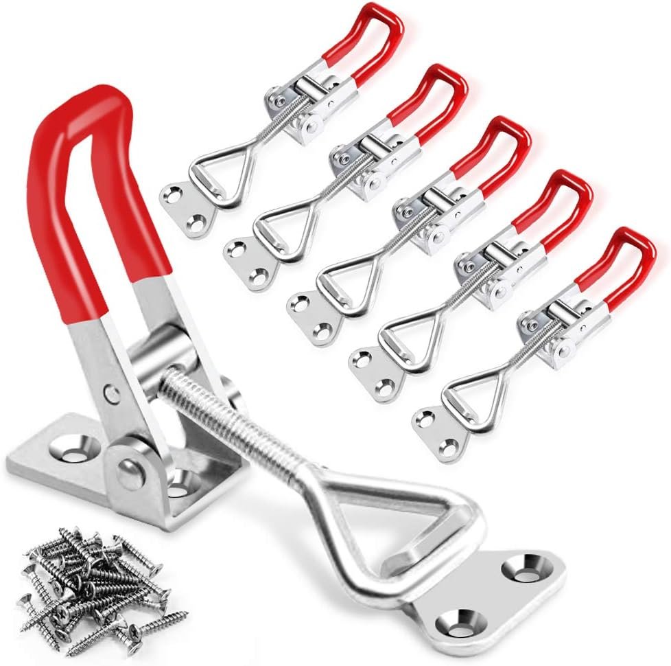 Heavy Duty Toggle Latch Clamp Set - 6 Pack