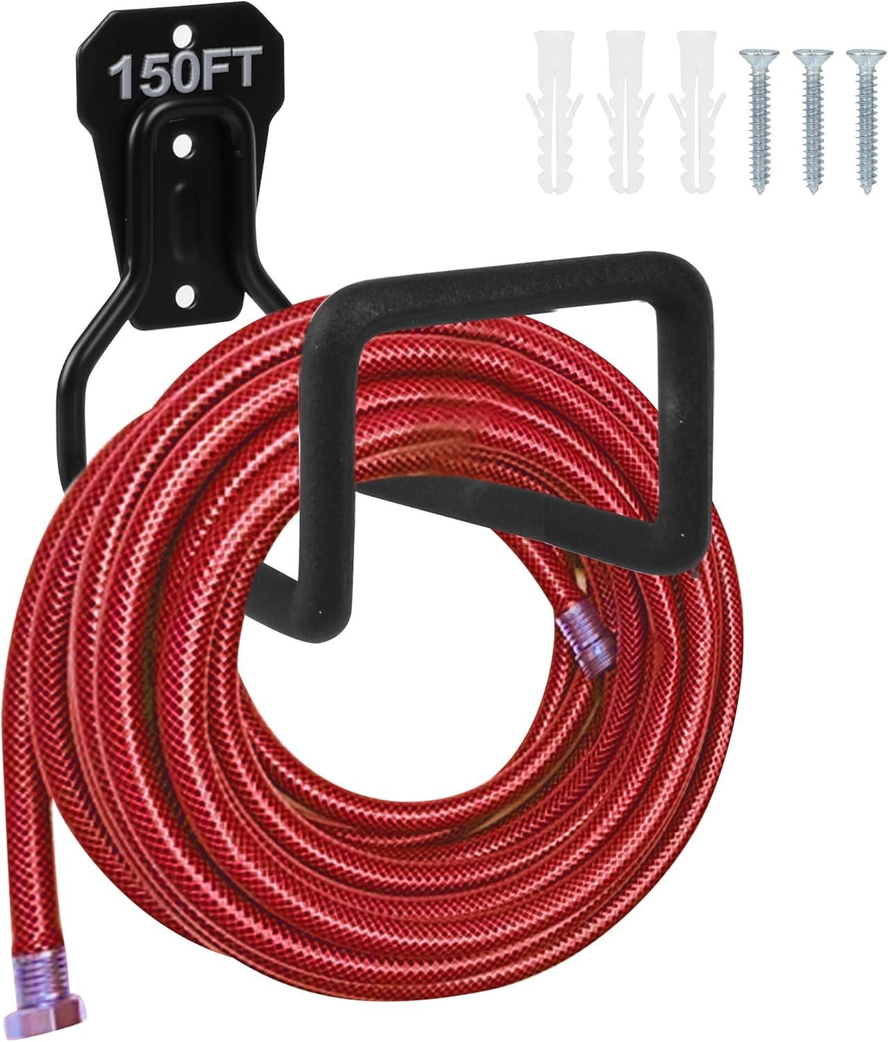 Heavy Duty Wall Mounted Metal Hose Holder