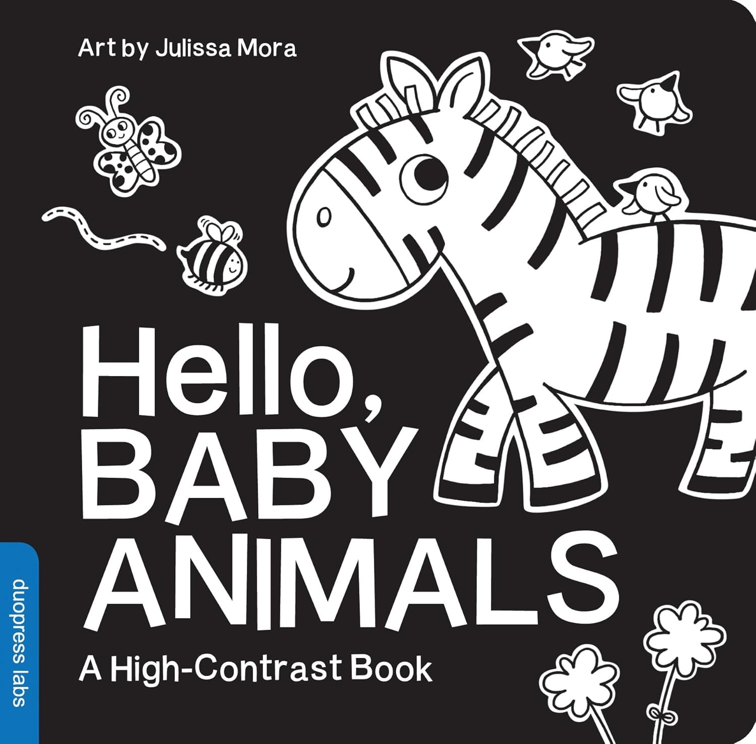Hello, Baby Animals: A High-Contrast Board Book for Infants