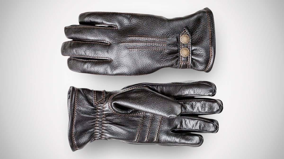 Hestra Men's Winter Leather Gloves