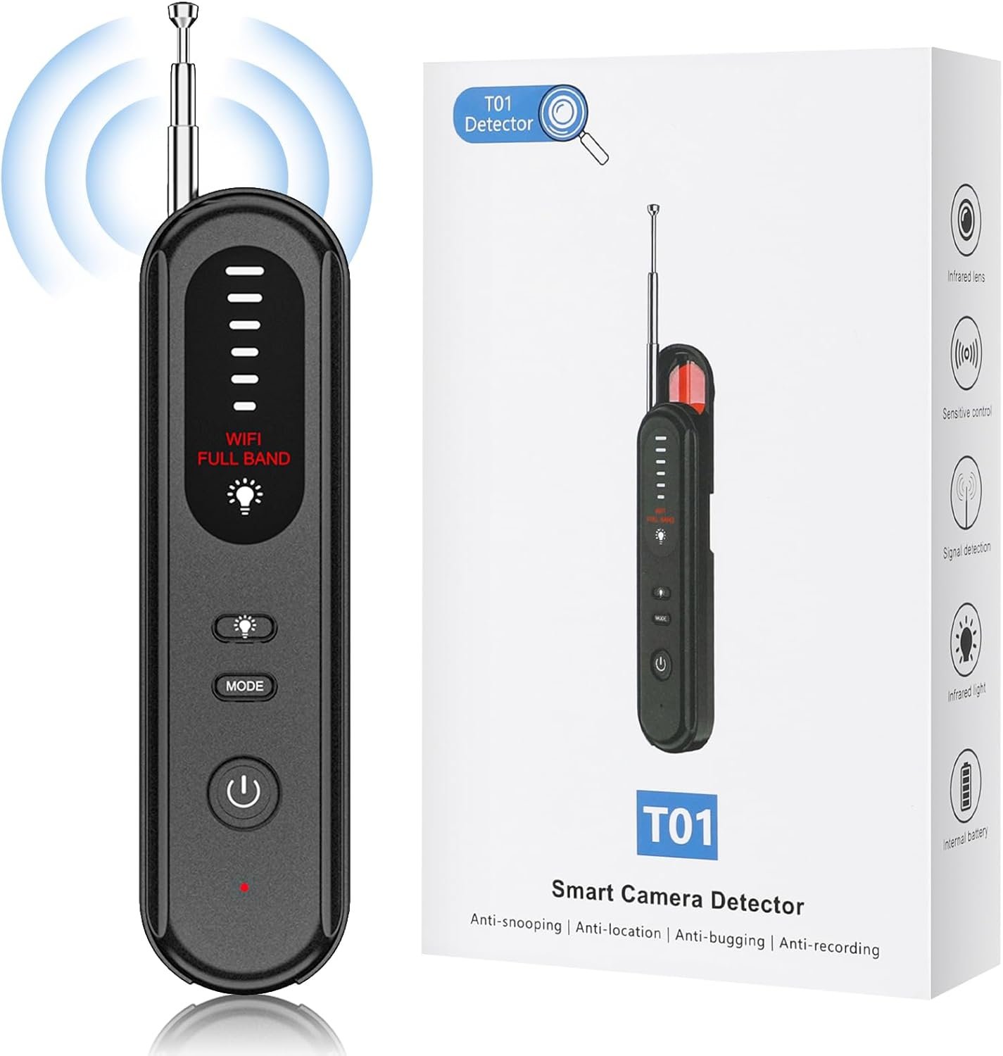 Find Hidden Cameras & Bugs Anywhere - Privacy Protection Device