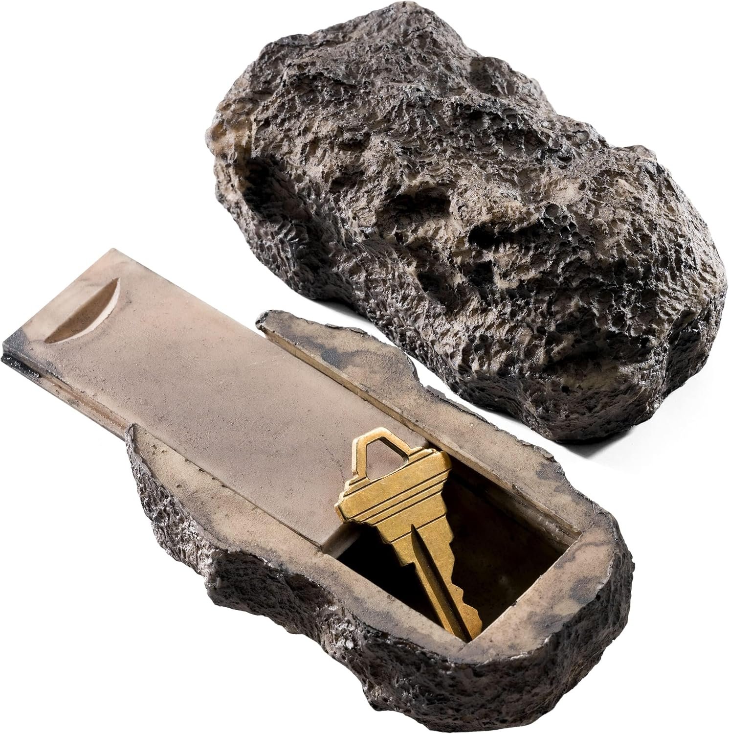 Discreet Hide-a-Key Rock for Your Garden