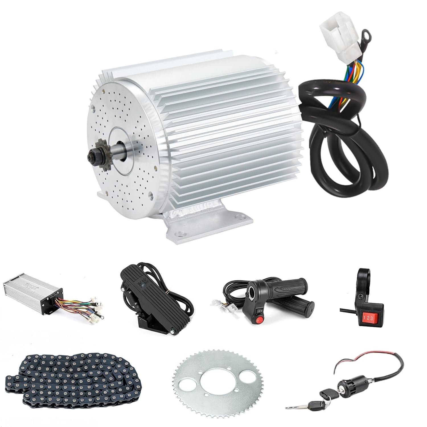 High-Power 48V Go Kart Motor Kit - 1000W Brushless Power