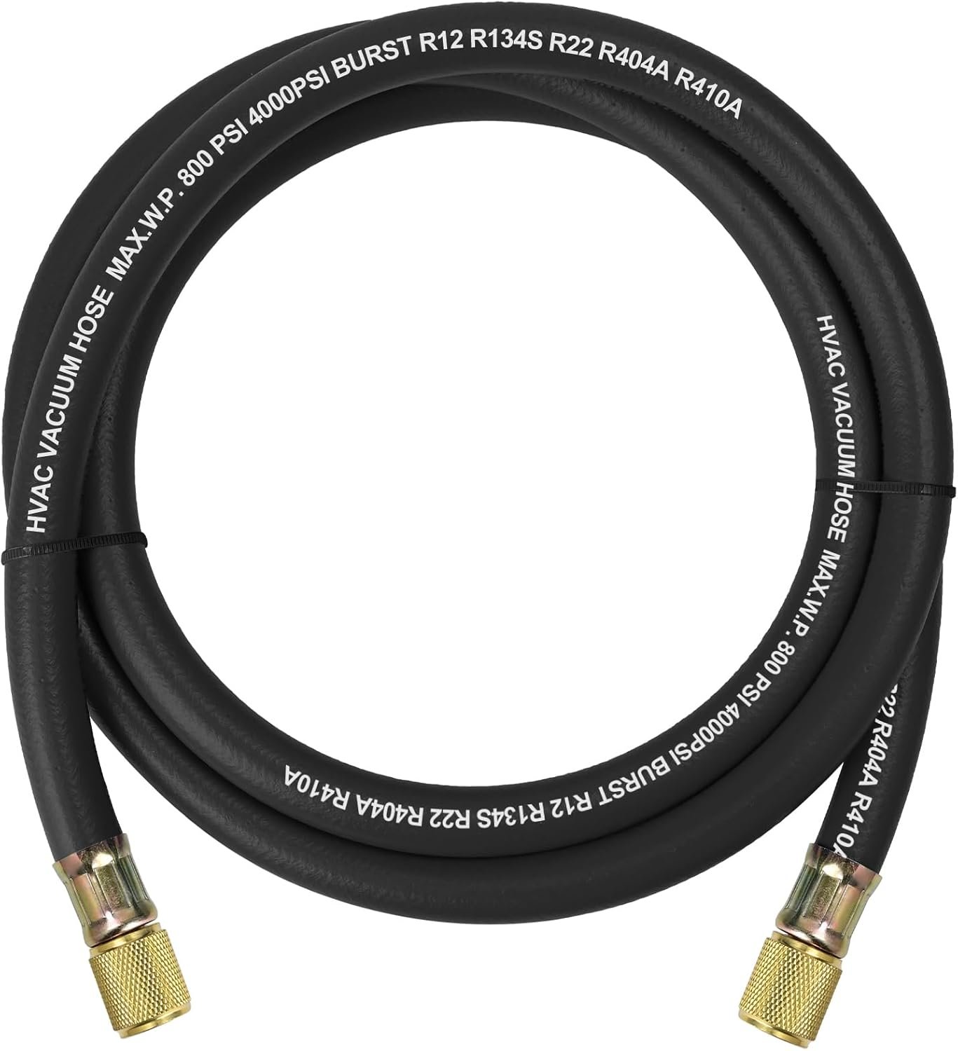 High-Pressure HVAC Vacuum Hose: 3/8