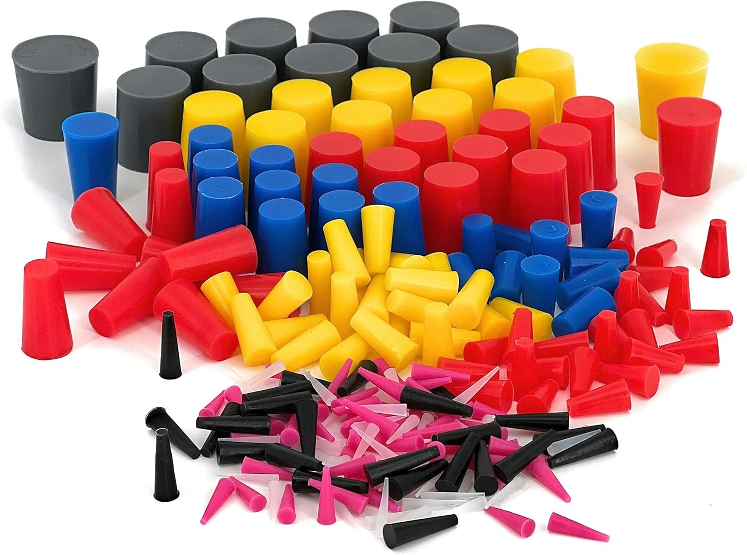 The Ultimate 235-Piece Silicone Plug Set for High-Temp Applications