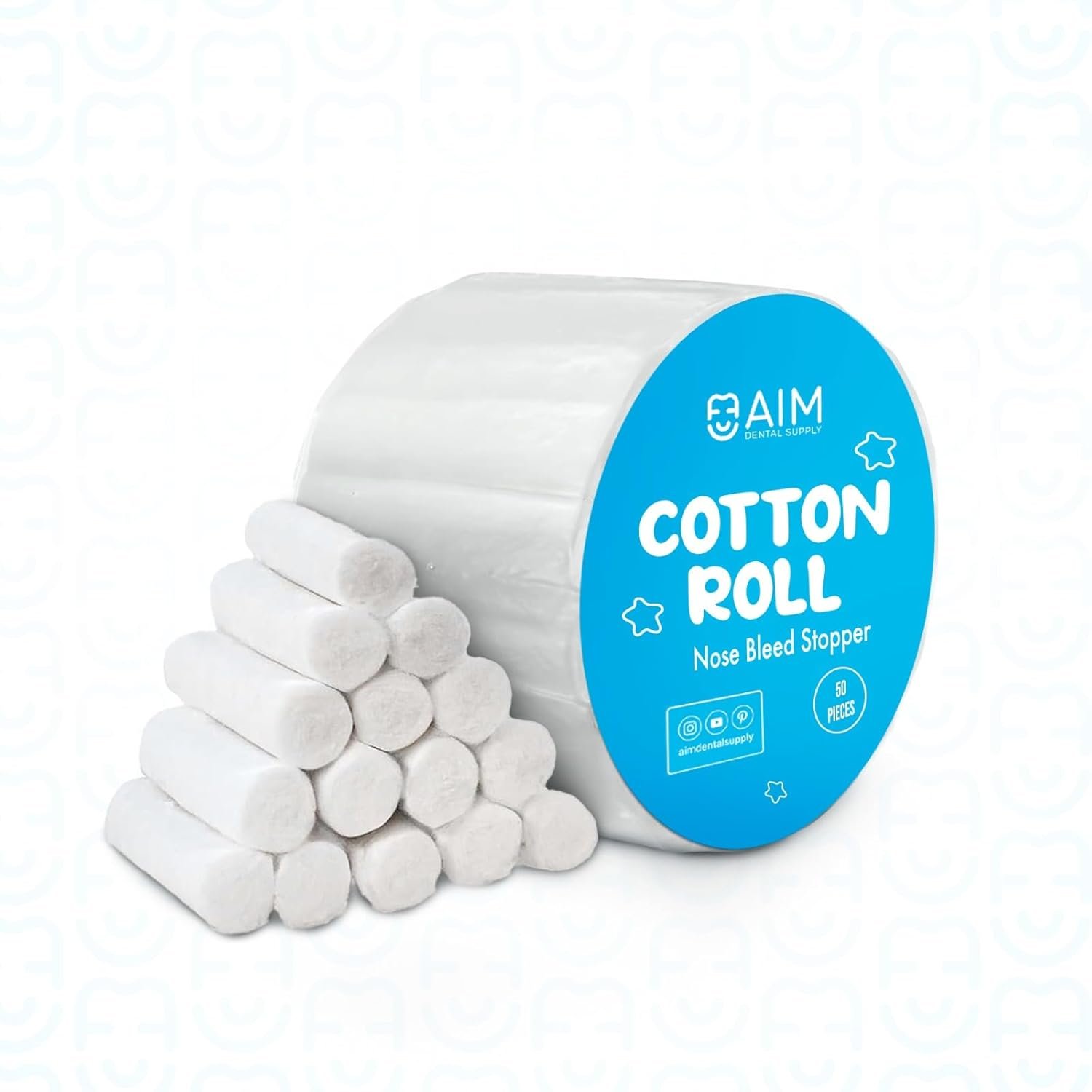 Highly Absorbent Dental Cotton Rolls for All Ages