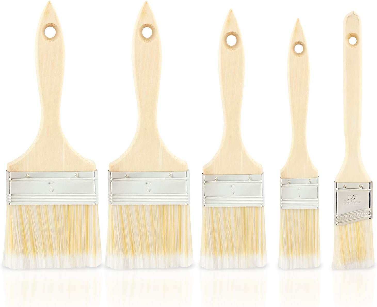 5-Piece Paint Brush Set for Perfect Finish Projects