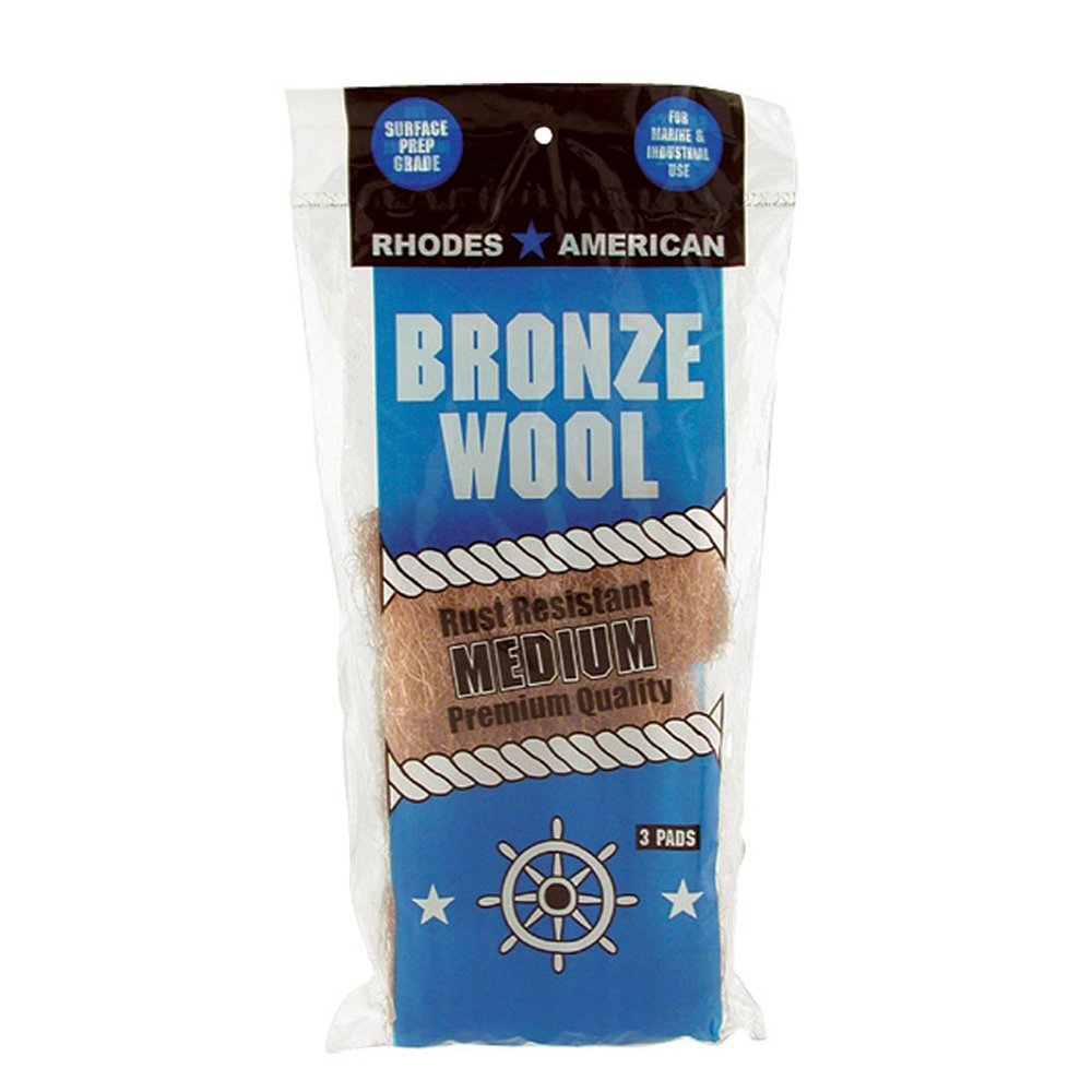 Homax Medium Grade Bronze Wool - 3 Pads