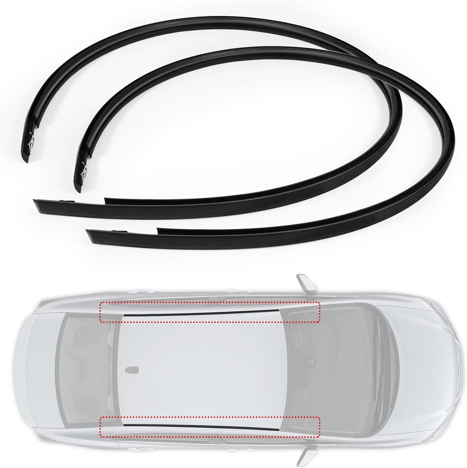 Easy-Fit Roof Trim Kit for Honda Civic 2012-2015