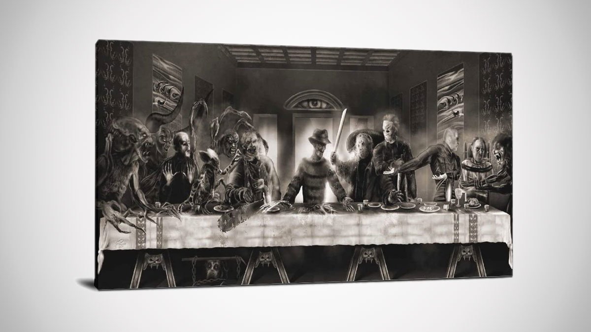 Horror Movie The Last Supper Print
