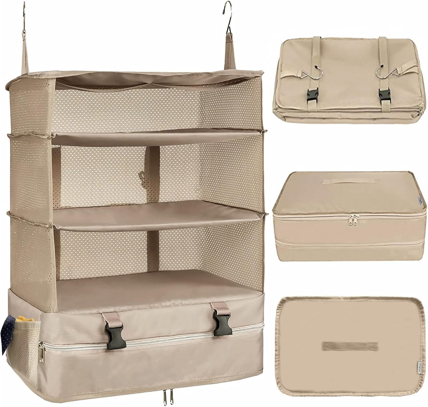 Hotel-Style Closet in Your Suitcase: Hanging Travel Organizer
