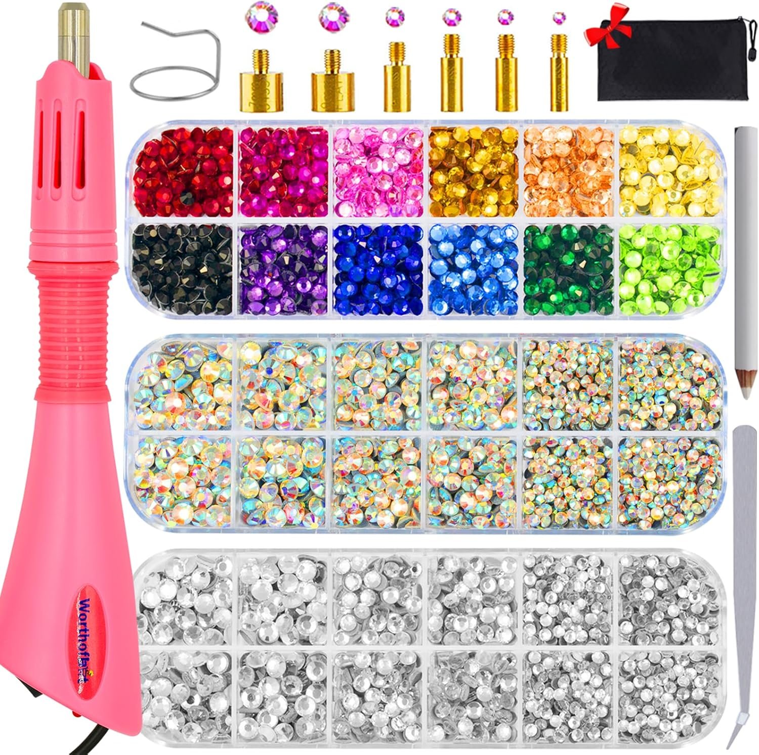 The Ultimate Bedazzler Kit: 5000 Rhinestones & Pro Tools
