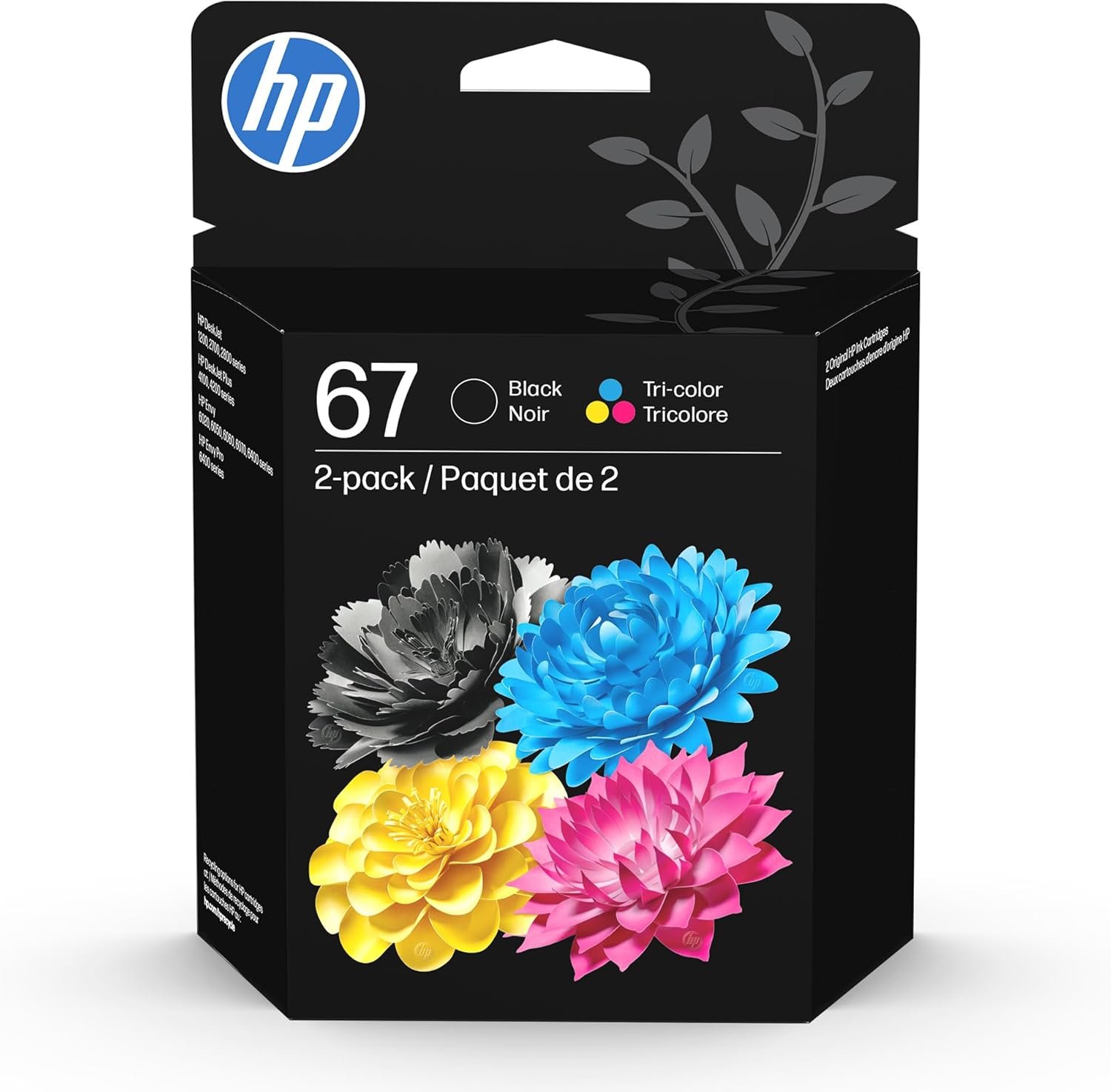 Reliable HP 67 Ink Cartridges for Sharp Prints & Photos