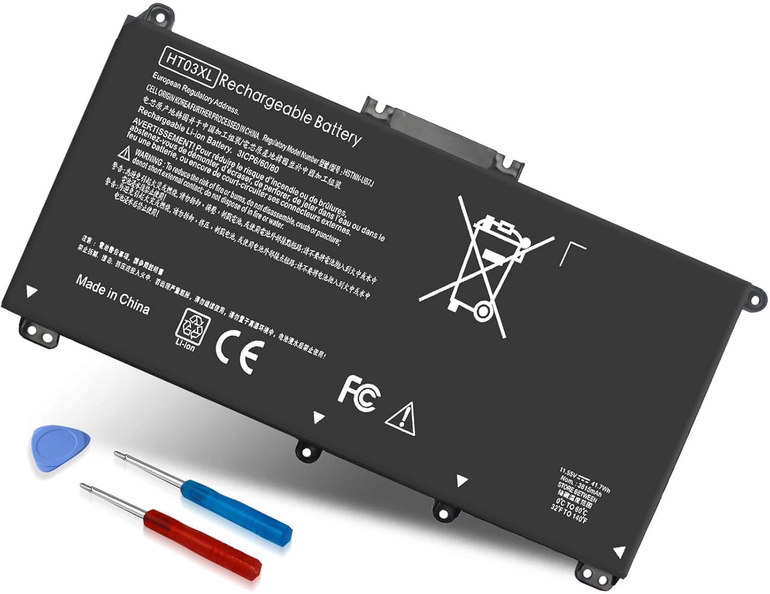 Long-Lasting HP Pavilion Battery: 41.7WH Replacement for Extended Runtime
