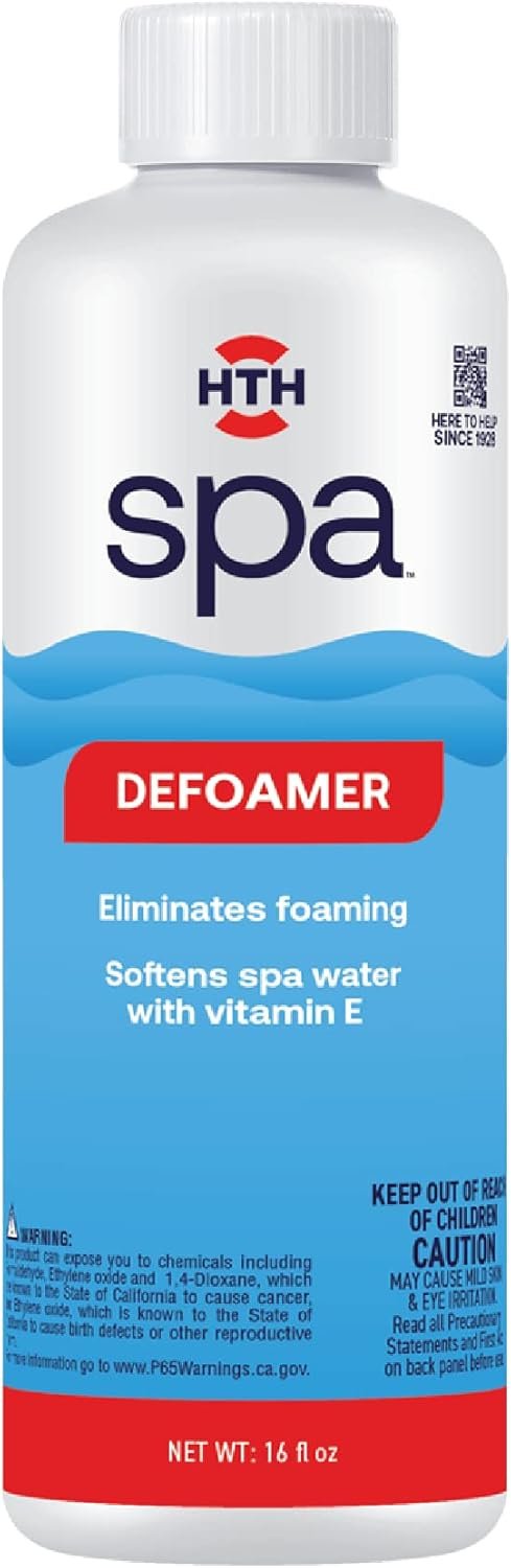 HTH Spa Defoamer - Eliminate Foaming and Soften Water