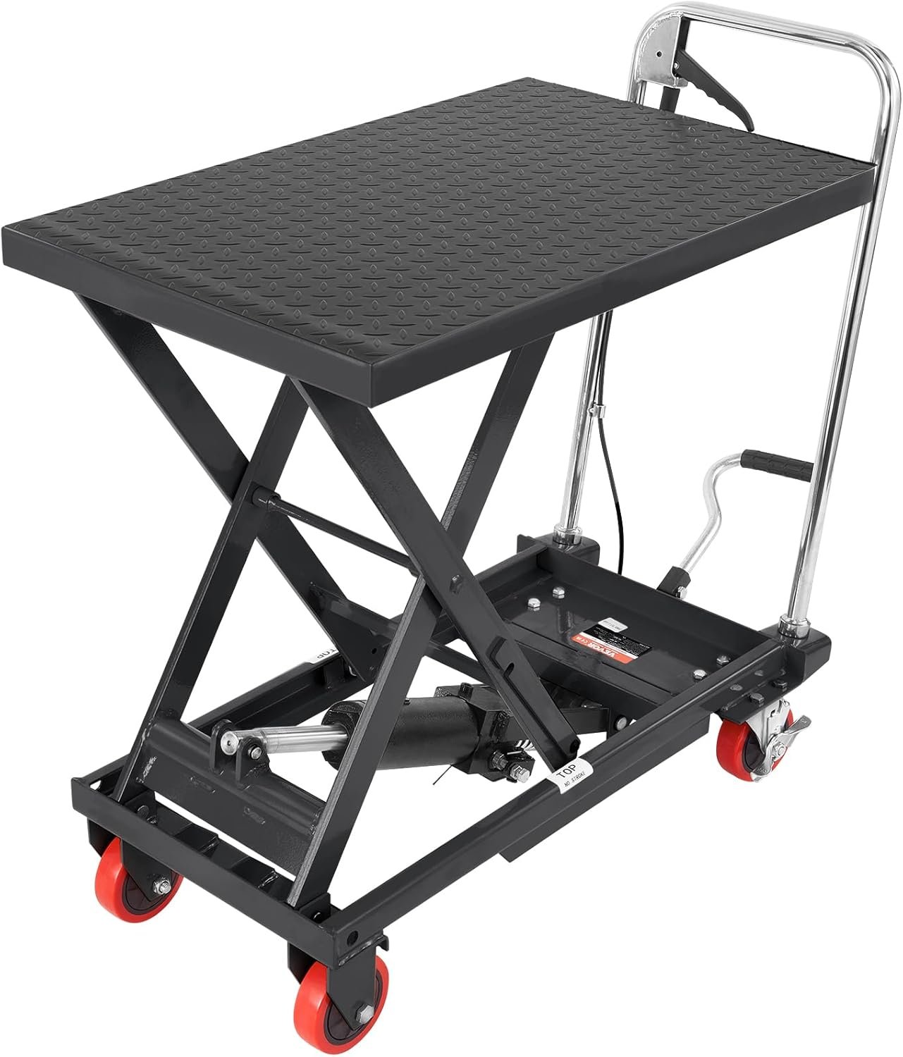 Effortless Heavy Lifting: 500lb Hydraulic Lift Cart