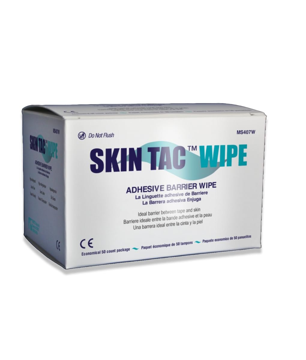 Hypoallergenic Skin Prep Wipes for Secure Adhesion (50-Pack)