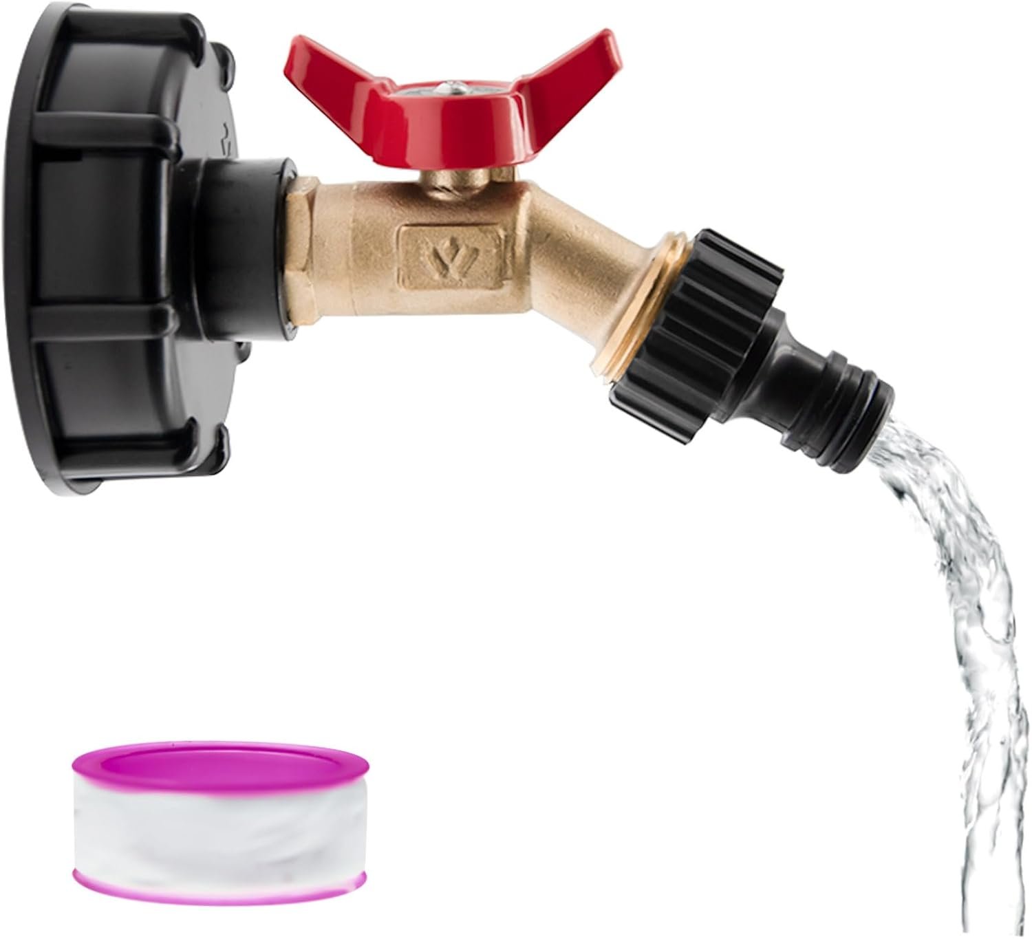 IBC Tote Adapter Set - Complete Water Tank Solution