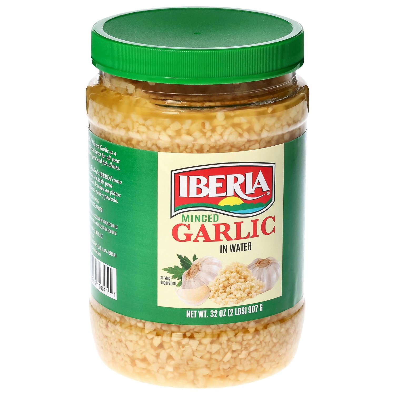 Convenient Iberia Minced Garlic in Water (32 Ounce)