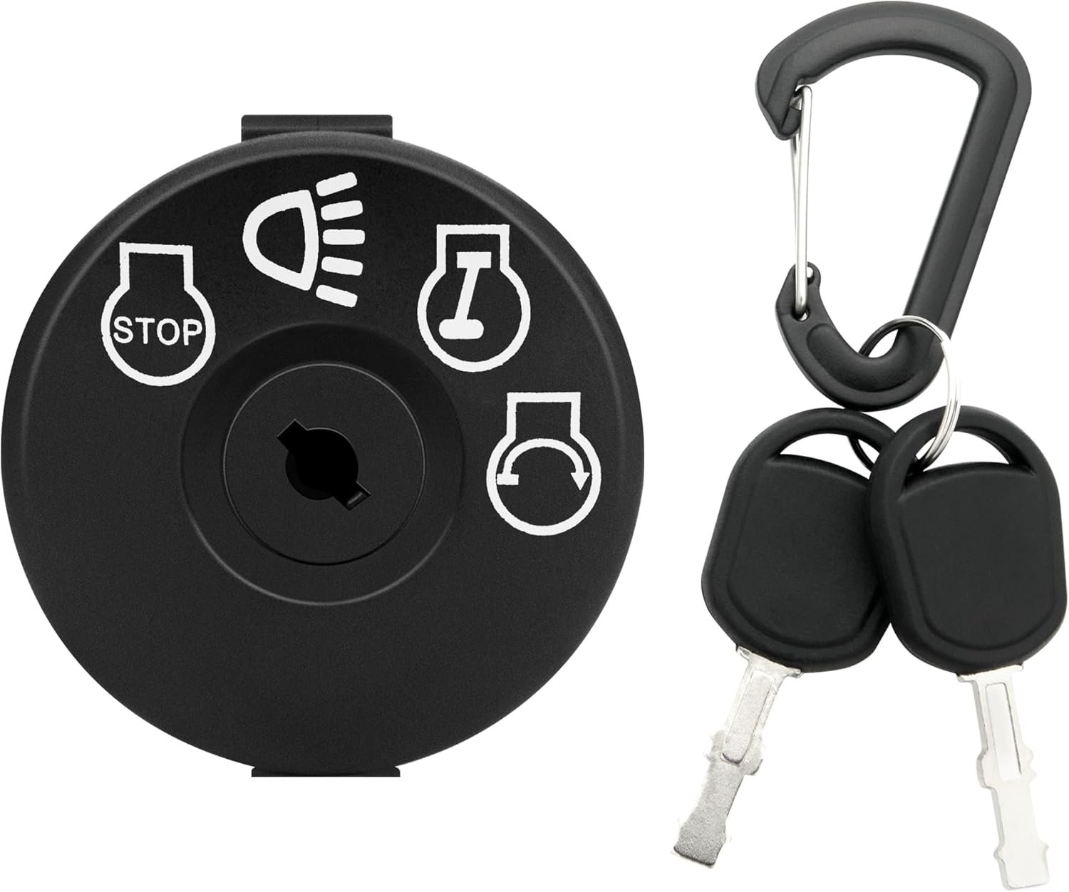 Versatile Ignition Switch with Key for Lawn Mowers