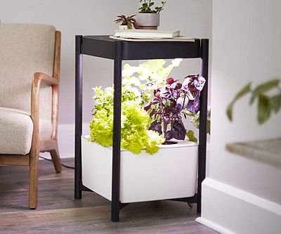Indoor Hydroponic Garden Side Table
