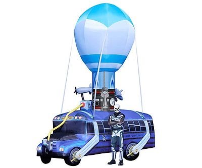 Inflatable Fortnite Battle Bus