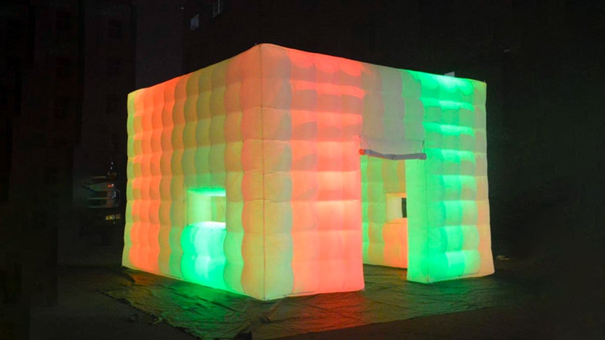 LED Air Cube Tent