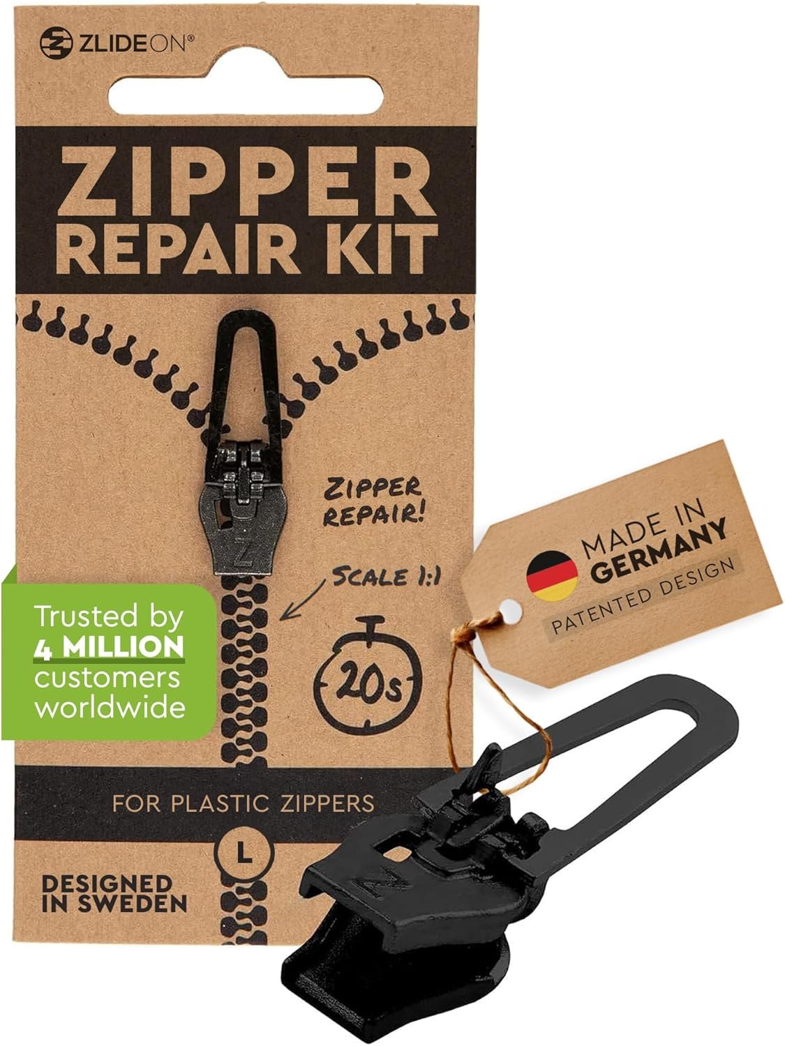 Instant Zipper Replacement Slider for Easy Fixes
