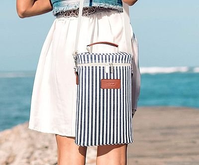 Insulated Wine Bottle Tote