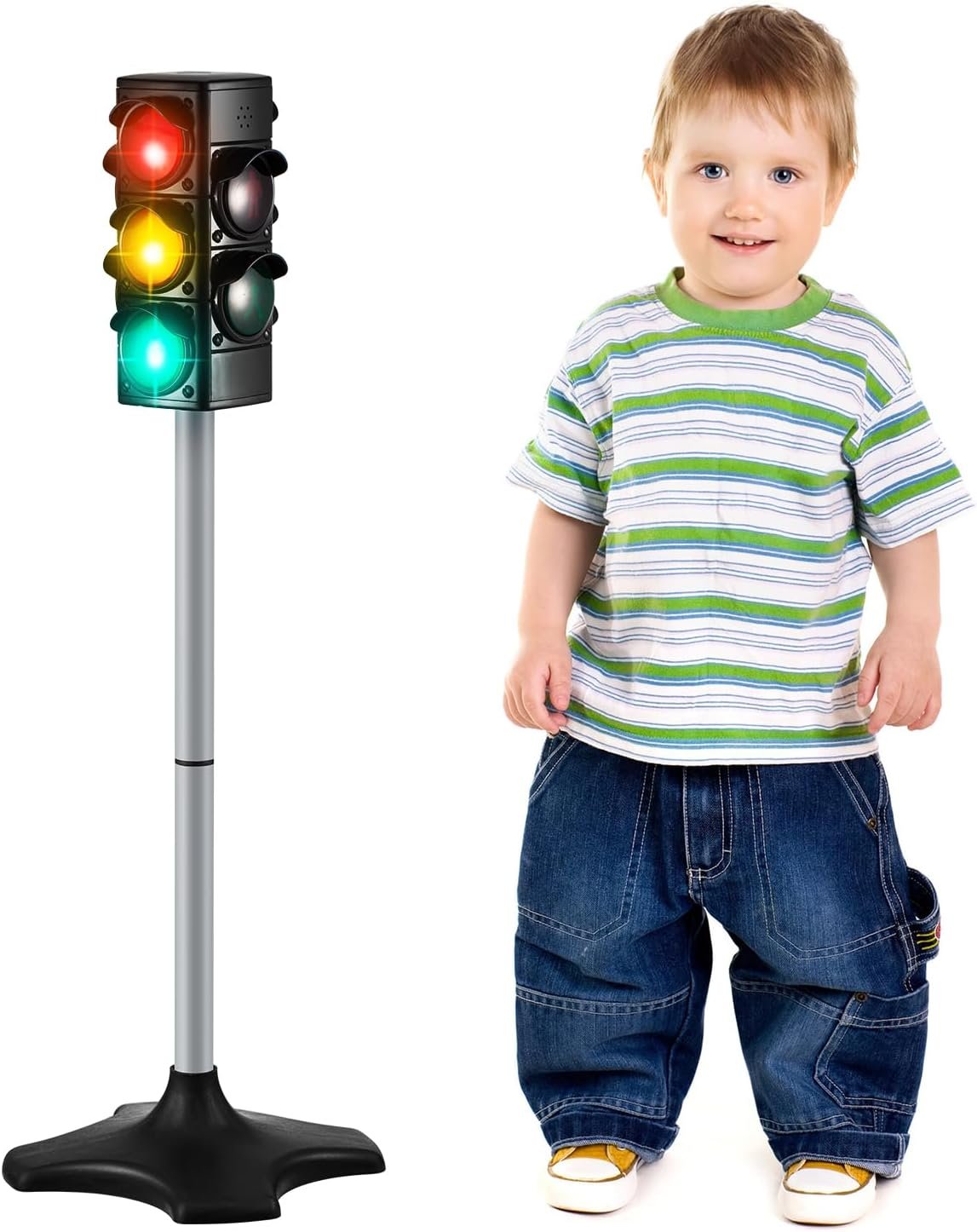 Interactive Traffic Light Toy - Safety Learning Fun
