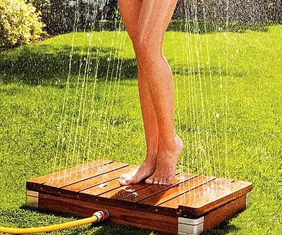 Inverted Outdoor Shower