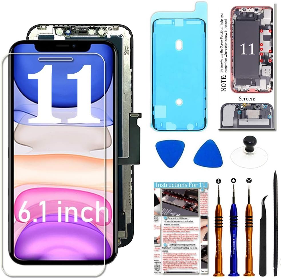 Fix Your Cracked iPhone 11 Screen - Complete Repair Kit with Tools
