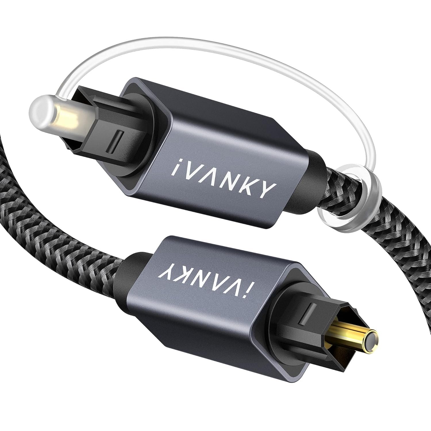 Premium 10ft Optical Audio Cable for High-Fidelity Sound
