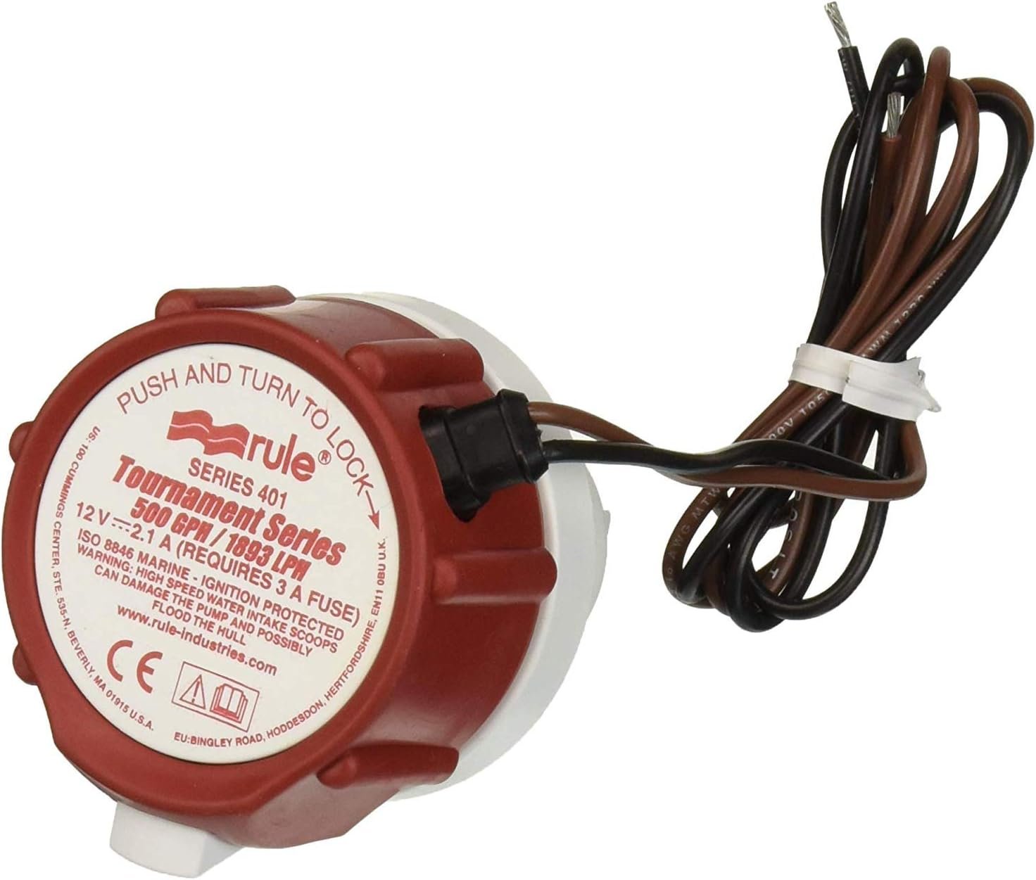 Quick-Replace 500GPH Bilge Pump Motor Cartridge