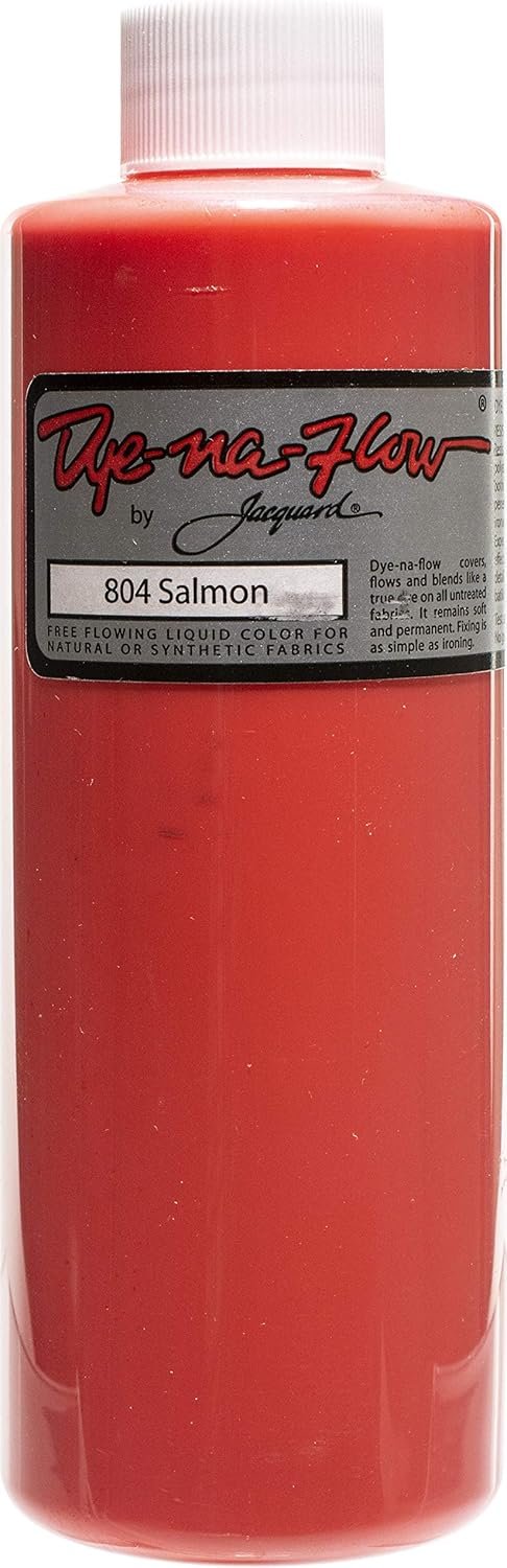 Professional Grade Liquid Fabric Dye - 8oz Salmon