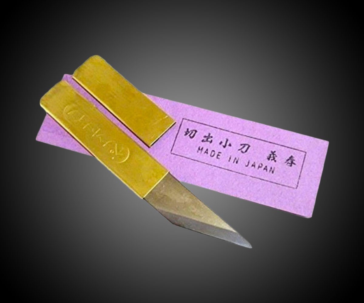Japanese Brass Kiridashi Craft Knife