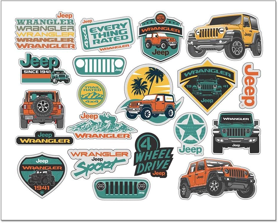 Show Your Jeep Pride Everywhere: 20 Versatile Decals
