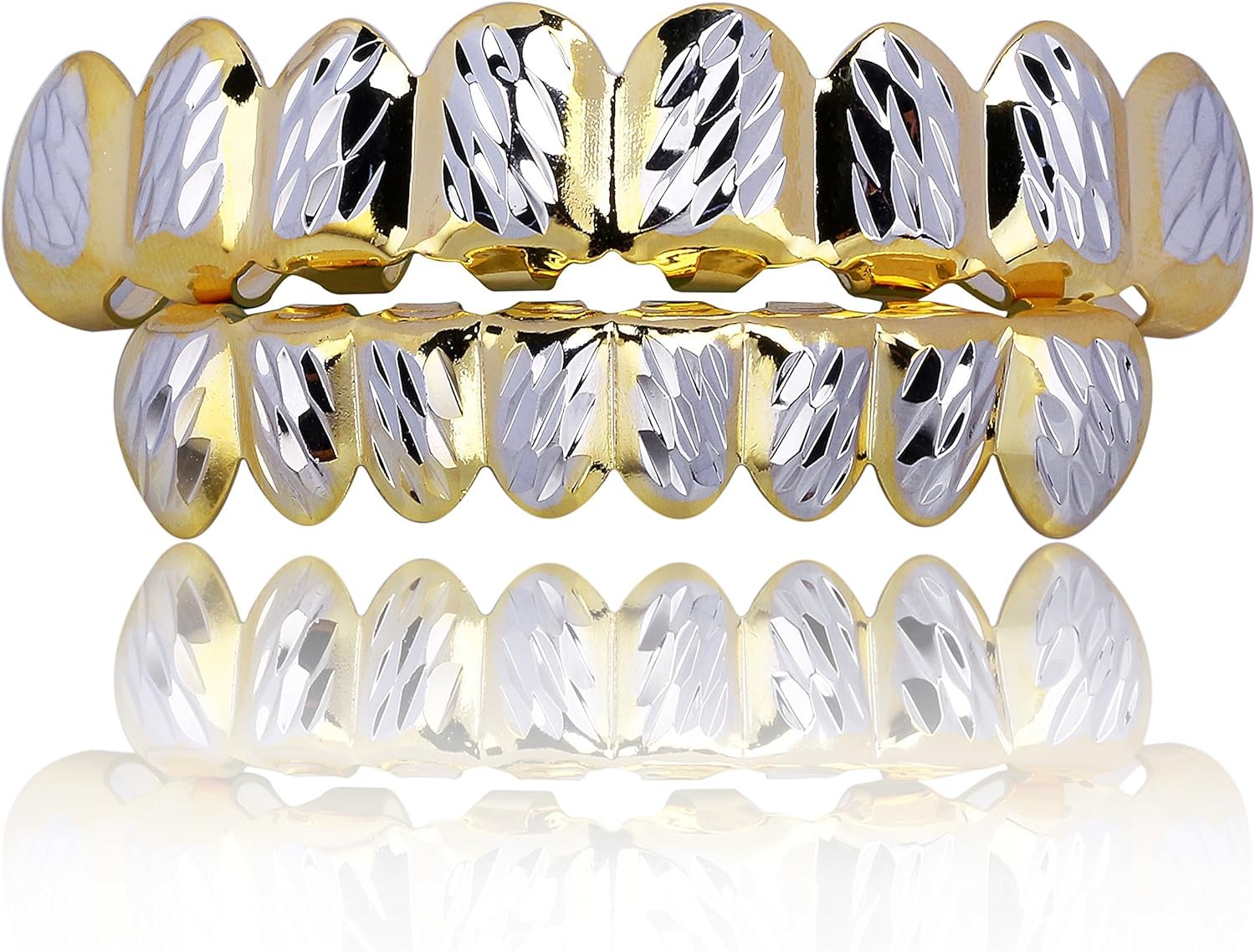 Shine Bright with JINAO 18K Gold-Plated Grillz