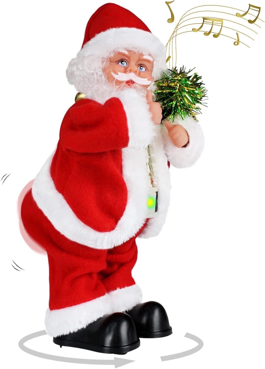 Joyful Dancing Santa Brings Christmas Magic Home