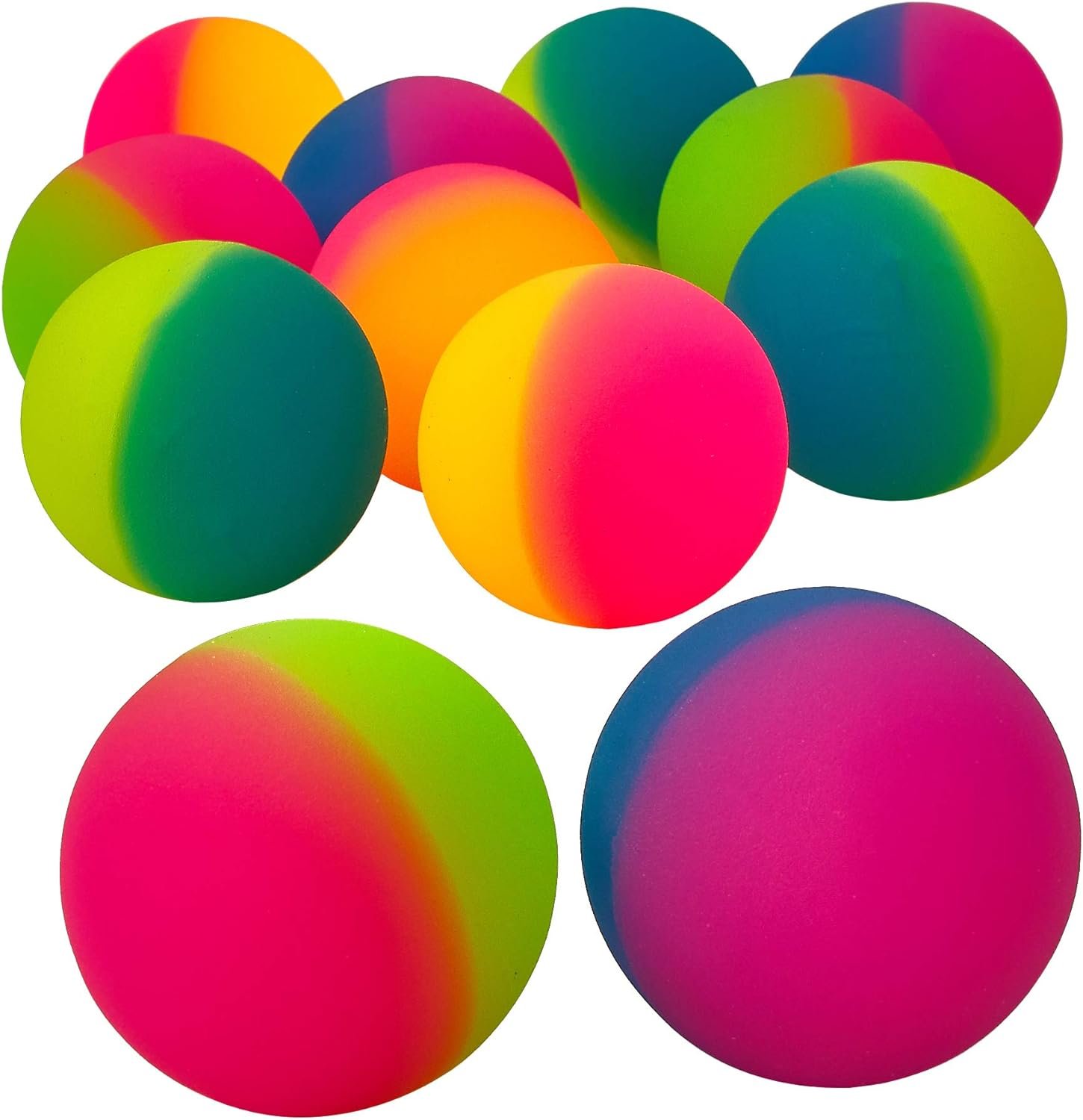 Jumbo Super Bouncy Balls - 12 Pack of Fun