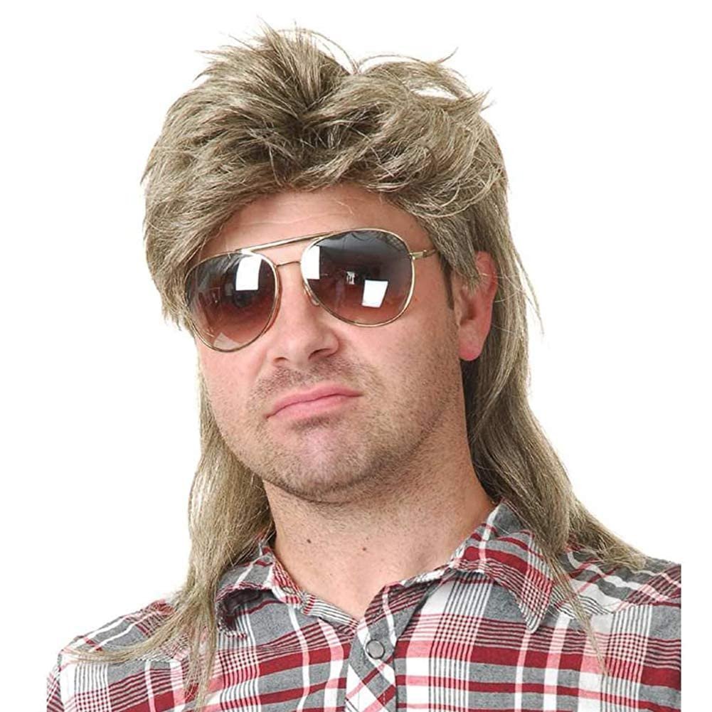 Sport a Fun 80s Look with Our Kaneles Mullet Wig