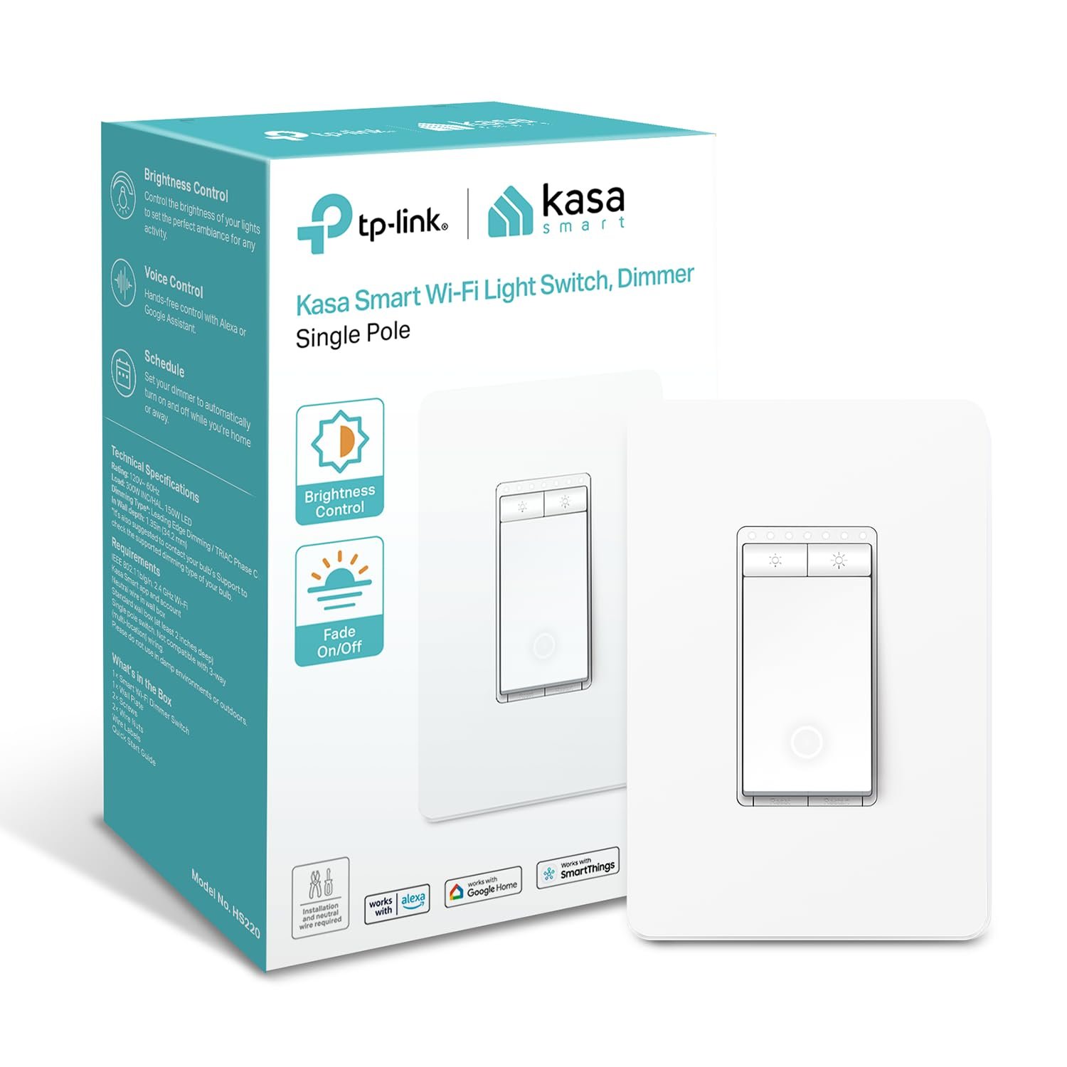 Effortless Light Control with Kasa Smart Dimmer