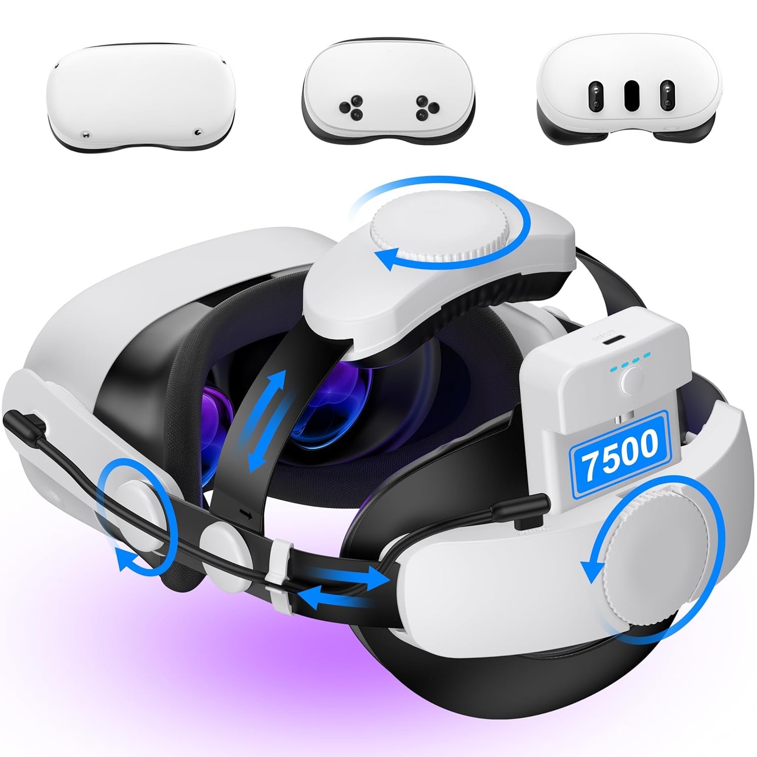 Comfort + Battery: Kawaye Meta Quest Head Strap