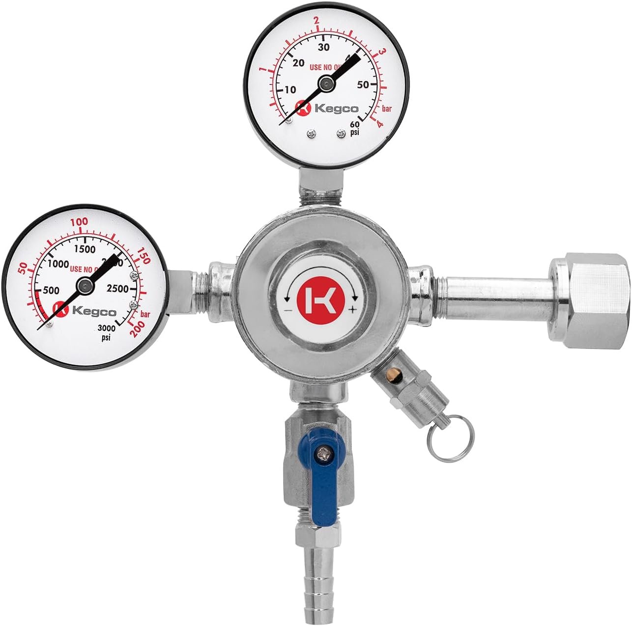 Perfect Pressure Control: Kegco Dual Gauge CO2 Draft Beer Regulator